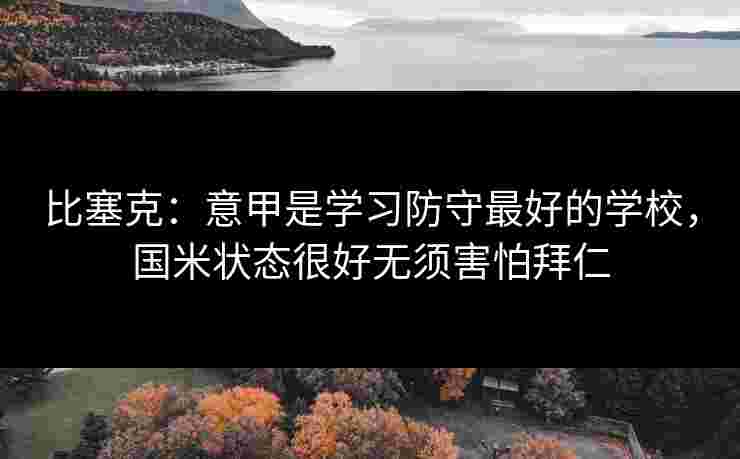比塞克：意甲是学习防守最好的学校，国米状态很好无须害怕拜仁
